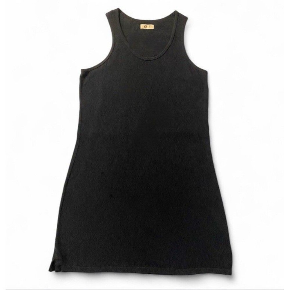 American Giant Black Tank Dress S Size Small Minimalist Capsule Wardrobe